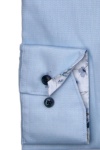 Produktbild fr 'OLYMP Luxor modern fit Hemd extra kurzer Arm New Kent Kragen Struktur hellblau'