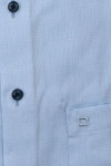 Produktbild fr 'OLYMP Luxor modern fit Hemd extra kurzer Arm New Kent Kragen Struktur hellblau'