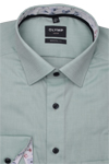 Produktbild fr 'OLYMP Luxor modern fit Hemd extra langer Arm New Kent Kragen Struktur grn'