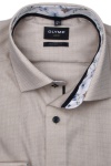 Produktbild fr 'OLYMP Luxor modern fit Hemd extra langer Arm New Kent Kragen Struktur beige'