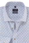 Produktbild fr 'OLYMP Luxor modern fit Hemd Langarm  New Kent Kragen Blumenmuster blau'