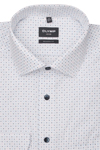 Produktbild fr 'OLYMP Luxor modern fit Hemd extra langer Arm New Kent Kragen Blumenmuster blau'