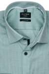 Produktbild fr 'OLYMP No. Six super slim Hemd extra langer Arm New Kent Kragen Struktur grn'