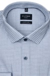 Produktbild fr 'OLYMP No. Six 24/Seven super slim Hemd extra langer Arm Muster blau'