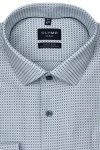 Produktbild fr 'OLYMP No. Six 24/Seven super slim Hemd extra langer Arm Muster grn'