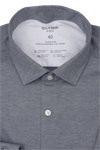 Produktbild fr 'OLYMP No. Six 24/Seven super slim Hemd extra langer Arm Jersey Muster dunkelblau'