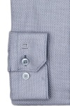 Produktbild fr 'OLYMP No. Six super slim Hemd Langarm Arm New Kent Kragen Struktur dunkelblau'