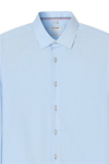 Produktbild f�r 'OLYMP Level Five body fit Hemd extra langer Arm New Kent Kragen Chambray hellblau'