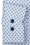 Produktbild f�r 'OLYMP Luxor comfort fit Hemd Langarm New Kent Kragen Feintwill Muster blau'