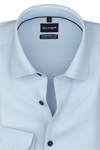 Produktbild f�r 'OLYMP Luxor comfort fit big Hemd Langarm New Kent Kragen Struktur hellblau'