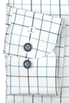 Produktbild f�r 'OLYMP Luxor modern fit Hemd Langarm Haifischkragen Twill Karo blau'
