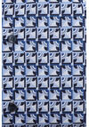 Produktbild fr 'OLYMP Level Five body fit Hemd extra langer Arm New Kent Kragen Muster blau'