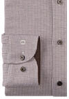 Produktbild fr 'OLYMP Level Five 24/Seven body fit Hemd extra langer Arm Haifischkragen Jersey Muster braun'