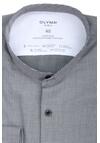 Produktbild fr 'OLYMP No. Six 24/Seven super slim Hemd Langarm Stehkragen Muster grau'