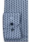 Produktbild fr 'OLYMP Level Five body fit Hemd extra langer Arm New Kent Kragen Muster blau'