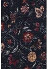 Produktbild fr 'OLYMP Luxor modern fit Hemd extra kurzer Arm New Kent Kragen Blumenmuster blau'