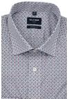 Produktbild fr 'OLYMP Luxor modern fit Hemd Langarm New Kent Kragen Muster wei'