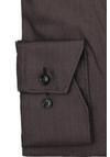 Produktbild fr 'OLYMP Luxor modern fit Hemd extra kurzer Arm New Kent Kragen Struktur braun'