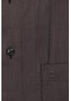 Produktbild fr 'OLYMP Luxor modern fit Hemd extra kurzer Arm New Kent Kragen Struktur braun'