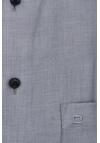 Produktbild fr 'OLYMP Luxor modern fit Hemd Langarm New Kent Kragen Struktur grau'