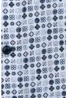 Produktbild fr 'OLYMP Luxor modern fit Hemd Langarm New Kent Kragen Muster blau'