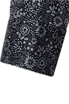 Produktbild f�r 'OLYMP Level Five body fit Hemd extra langer Arm Haifischkragen Satin Blumenmuster schwarz'