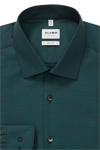 Produktbild f�r 'OLYMP Level Five body fit Hemd extra langer Arm New Kent Kragen Struktur gr�n'