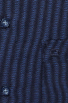 Produktbild f�r 'OLYMP Luxor modern fit Hemd Langarm New Kent Kragen Muster blau'