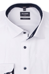 Produktbild f�r 'OLYMP Luxor modern fit Hemd Langarm New Kent Kragen Faux wei�'
