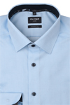 Produktbild f�r 'OLYMP Luxor modern fit Hemd Langarm New Kent Kragen Faux hellblau'