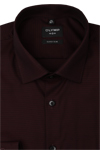 Produktbild f�r 'OLYMP No. Six super slim Hemd extra langer Arm New Kent Kragen Muster rot'