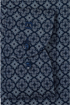 Produktbild f�r 'OLYMP Level Five body fit Hemd extra langer Arm New Kent Kragen Muster blau'