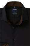 Produktbild f�r 'OLYMP Level Five body fit Hemd extra langer Arm New Kent Kragen schwarz'