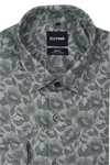 Produktbild f�r 'OLYMP Level Five 24/Seven body fit Hemd extra langer Arm New Kent Kragen Muster gr�n'
