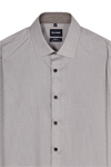 Produktbild f�r 'OLYMP Level Five body fit Hemd Langarm New Kent Kragen Muster braun'