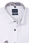 Produktbild f�r 'OLYMP Luxor comfort fit Hemd extra langer Arm New Kent Kragen Popeline wei�'