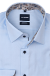 Produktbild f�r 'OLYMP Luxor comfort fit Hemd extra langer Arm New Kent Kragen Popeline hellblau'