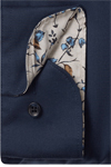 Produktbild f�r 'OLYMP Luxor comfort fit Hemd Langarm New Kent Kragen Popeline nachtblau'