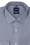 Produktbild f�r 'OLYMP Luxor comfort fit Hemd extra langer Arm New Kent Kragen Muster blau'