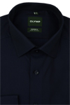 Produktbild f�r 'OLYMP Luxor comfort fit Hemd extra langer Arm New Kent Kragen Struktur nachtblau'