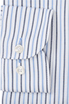 Produktbild f�r 'OLYMP Luxor comfort fit Hemd Langarm New Kent Kragen Steifen blau'