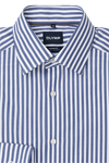 Produktbild f�r 'OLYMP Luxor comfort fit Hemd Langarm New Kent Kragen Streifen blau'