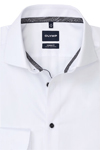 Produktbild f�r 'OLYMP Luxor comfort fit Hemd Langarm New Kent Kragen Feintwill wei�'