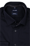 Produktbild f�r 'OLYMP Luxor comfort fit Hemd Langarm New Kent Kragen Feintwill nachtblau'