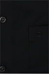 Produktbild f�r 'OLYMP Luxor comfort fit Hemd Langarm New Kent Kragen Feintwill schwarz'