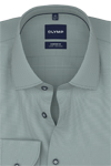 Produktbild f�r 'OLYMP Luxor comfort fit Hemd Langarm New Kent Kragen Muster gr�n'
