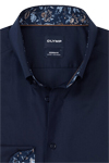 Produktbild f�r 'OLYMP Luxor comfort fit Hemd Langarm Button Down Kragen Oxford nachtblau'