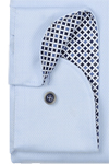 Produktbild f�r 'OLYMP Luxor modern fit Hemd Langarm New Kent Kragen Struktur hellblau'