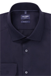 Produktbild f�r 'OLYMP Luxor modern fit Hemd extra langer Arm New Kent Kragen Satin schwarz'