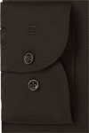 Produktbild f�r 'OLYMP Luxor modern fit Hemd Langarm New Kent Kragen Struktur schwarzbraun'